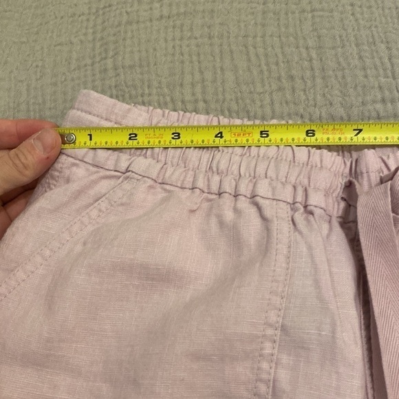 J. Crew Seaside light pink  shorts in linen blend with pockets. Size XXS - Picture 4 of 12